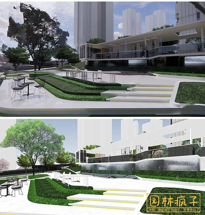 SU055园林景观设计公园广场小区学校室外草图大师SketchUp素材